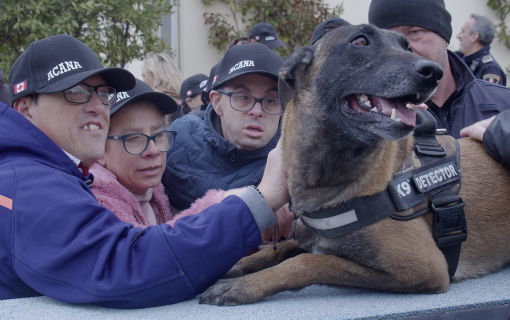 La Fundación Jardines de España acoge una actividad con perros policía y de intervención militar organizada por Acana